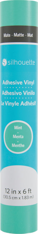 Silhouette Matte Vinylfolie, selbstklebend – Mint – 30,5 × 180 cm – für Silhouette Schneideplotter