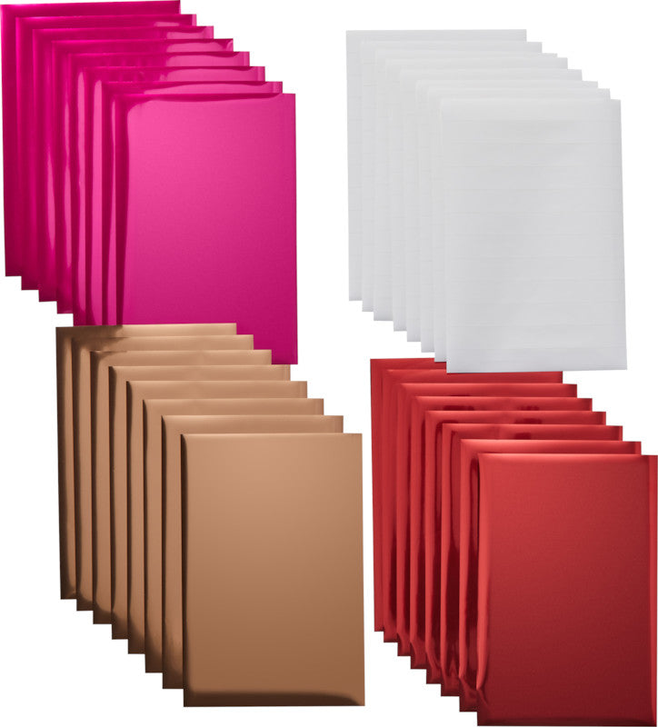 Cricut Transferfolie – 24 Blätter – Rosé – 101 × 152 mm – für Cricut Joy Schneideplotter