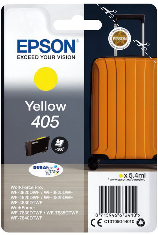 Epson Tintenpatrone 405, Gelb, 5,4 ml