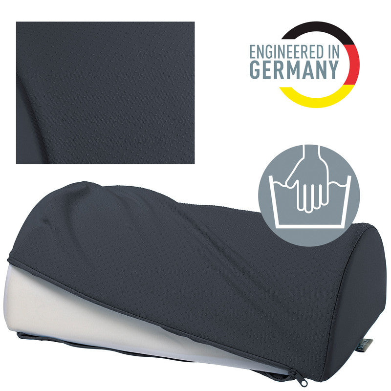 Leitz Fussstütze Ergo Cosy – 26 × 40,5 × 14 cm, samtgrau