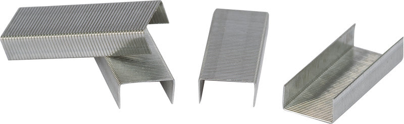 Q-CONNECT Heftklammern 24/6 – Metall, silber – 1000 Stk.