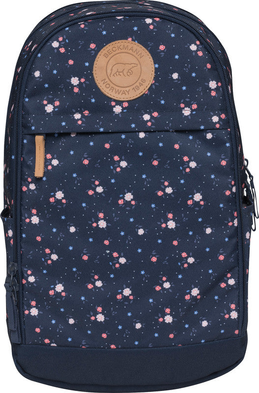 Beckmann Urban Midi Rucksack – Floral – Recycelte Materialien