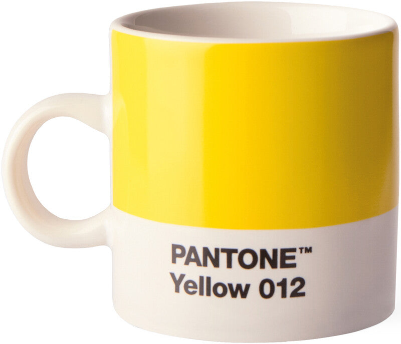 Pantone by Copenhagen Espressotasse – 100 ml, Ø 6,0 cm, H 8,6 cm, Feines Porzellan, Gelb
