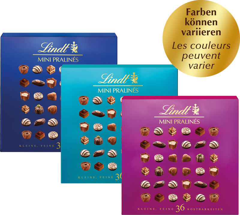 Lindt Pralinés – sortiert, Schachtel, 36 Stück (180 g)