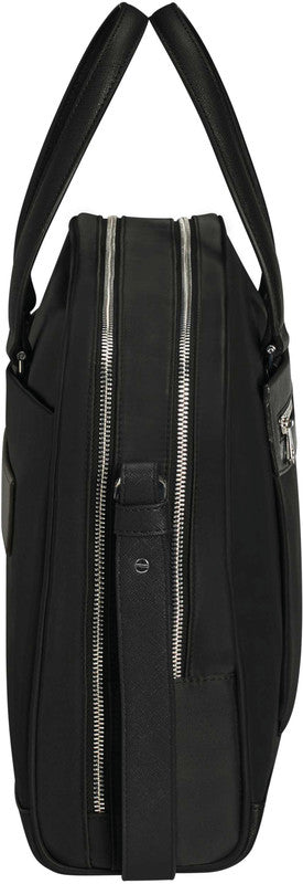 Samsonite Zalia 2.0 Notebook-Tasche – für Notebooks bis 15,6", 14,5 l, RFID-Fach, USB-Anschluss, Nylon, schwarz