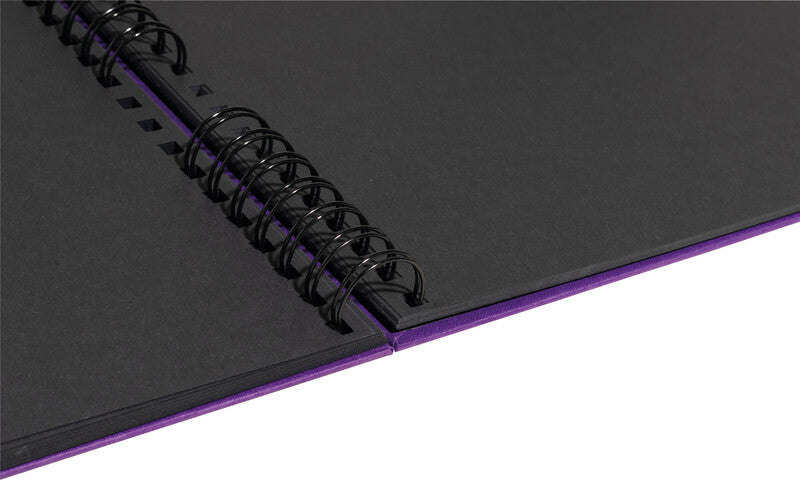 Exacompta Fotoalbum Wiro Japan – violett, Karton, 320 × 220 mm