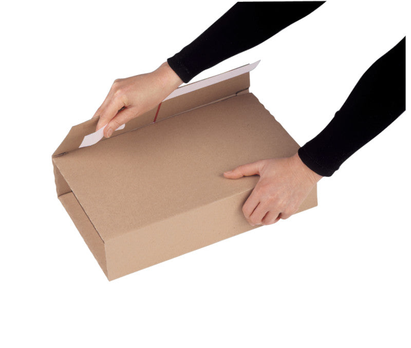 Elco pac-it EASY Versandverpackung, braun – 372 × 284 × 80 mm