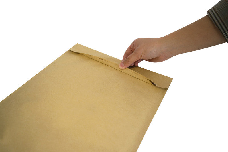 Elco Papierpolstertasche – 135 × 250 mm, braun, recyclingfähig, selbstklebend – 150 Stück