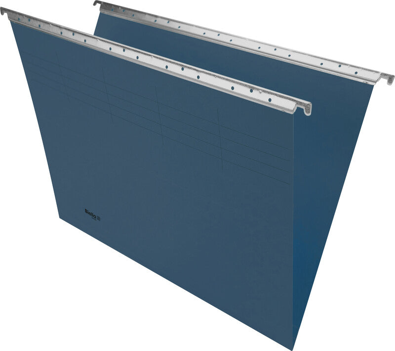 Biella Hängeordner für A4 – Karton, Blau, 320 × 250 mm, mit Vordruck