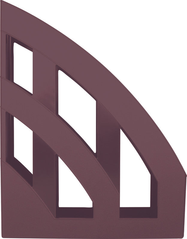 Helit the green bridge Stehsammler – für Format A4/C4, mit Griffloch, 78 × 320 × 248 mm, rot, Kunststoff