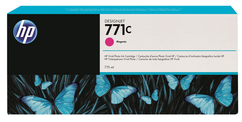 HP Tintenpatrone 771C, Magenta – für Tintenstrahldrucker und Multifunktionsgeräte