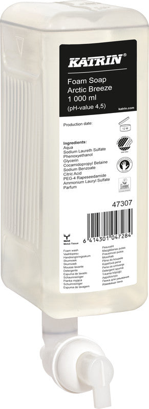Katrin Schaumseife Nachfüllung – 1'000 ml – Arctic Breeze – für Inclusive