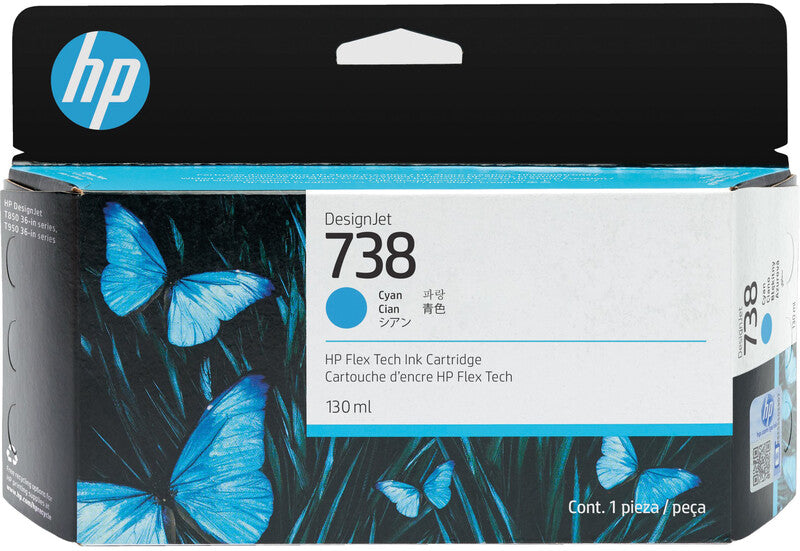 HP Tintenpatrone 498N5A, cyan – für Inkjetdrucker/Multifunktionsgeräte