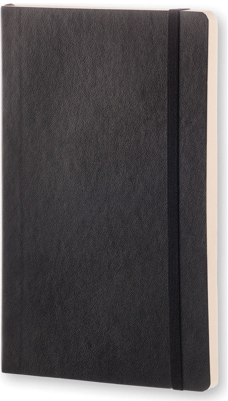 Moleskine Notizbuch, 130 × 210 mm, punktkariert, Leimbindung, Softcover, 192 Seiten, 70 g/m² – schwarz