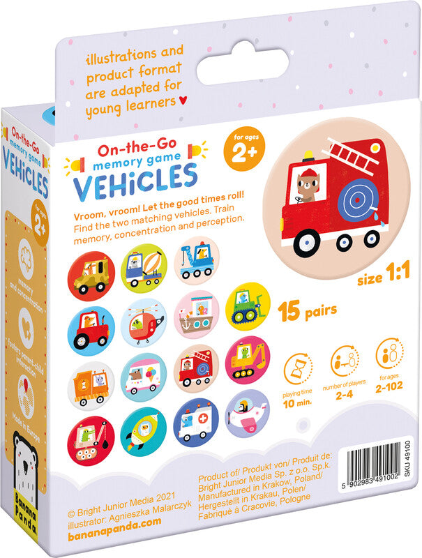Banana Panda On-the-Go – Kartenspiel, 2–4 Spieler, ab 2 Jahren, 10 min