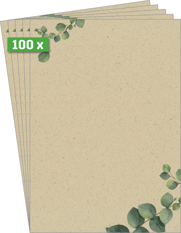 Sigel Designpapier Eukalyptus – A4, 100 g/m², 100 Blatt