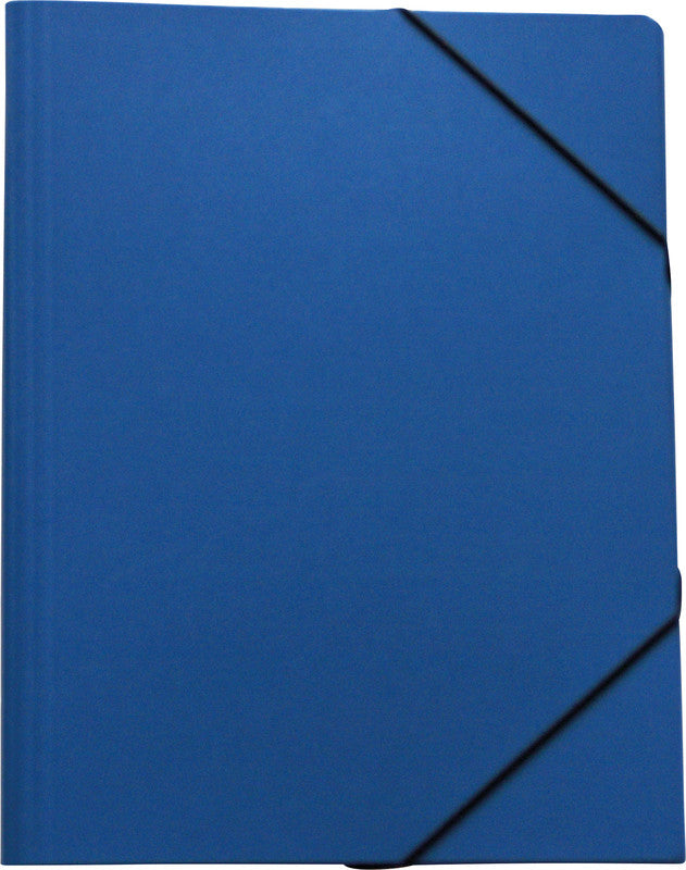 EROLA Sammelmappe für A4, Karton, Blau, mit Gummizug