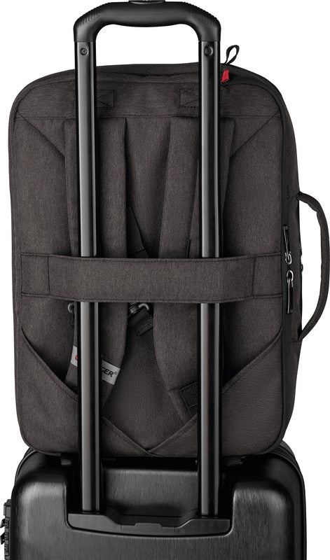 Wenger/SwissGear Wenger MX Commute Notebook-Tasche – für Notebooks bis 16", 20 l, Aufsteckfunktion, Polyester, grau