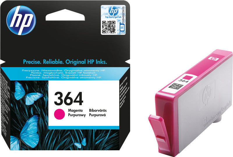 HP Tintenpatrone 364, Magenta – für DeskJet, ENVY, PhotoSmart und andere