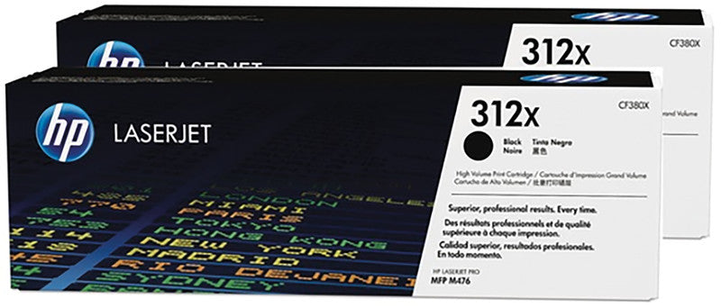 HP Toner-Multipack 312X – Schwarz, 4400 Seiten