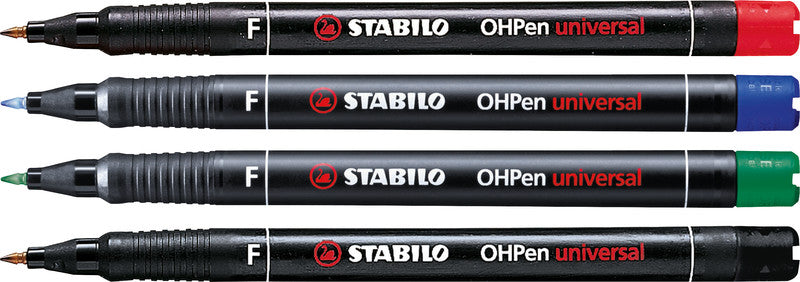 Stabilo Permanent Marker für Transparenzfolien – sortiert, 8er Pack