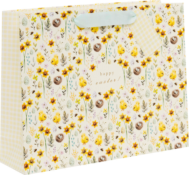 Noname GLICK Tragetasche – Spring Beginnings – Heissfolienprägung – 355 × 275 × 100 mm