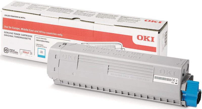 OKI Toner – cyan, 5000 Seiten