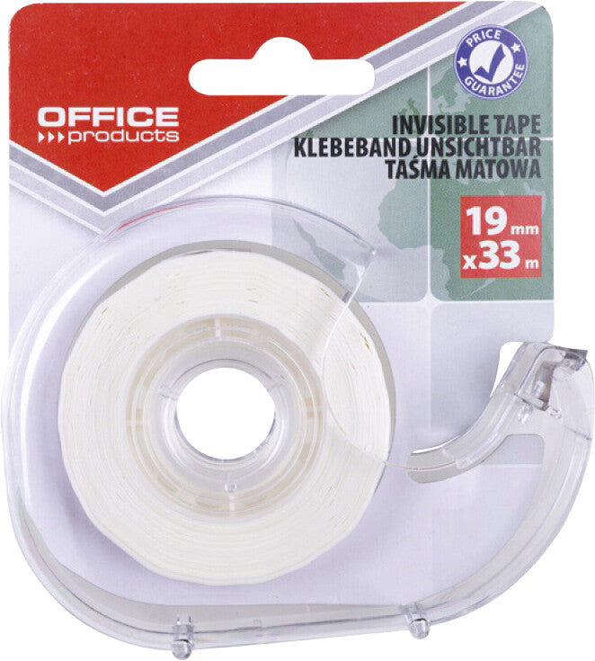 Office products Handabroller – für Rollenbreite bis 19 mm, für Bandlänge bis 33 m, Kunststoff, transparent