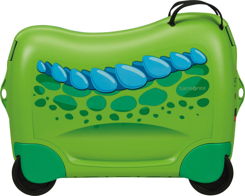 Samsonite Ride-on-Kindertrolley Dream2Go Rider Handgepäck – 30 l, Hartschale, 4 Rollen, Dinosaur D.