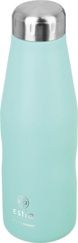 Estia Trinkflasche – 5 dl – Edelstahl, isoliert, Schraubverschluss – Bermuda Green