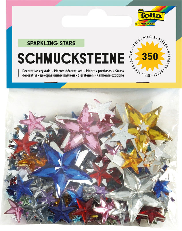 Folia Schmucksteine – sortiert – 350 Stück
