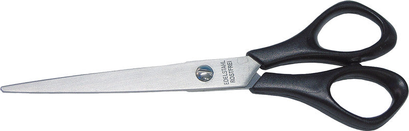 Wedo Universalschere – 16,0 cm, Stahl, für Rechts- und Linkshänder, spitz, Kunststoff, schwarz