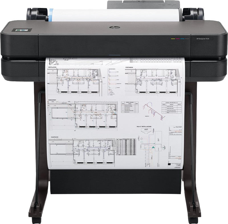 HP DesignJet T630 – Grossformatdrucker, A0, Farbe, LAN/WLAN/USB, mit Stand, 2400 × 1200 dpi