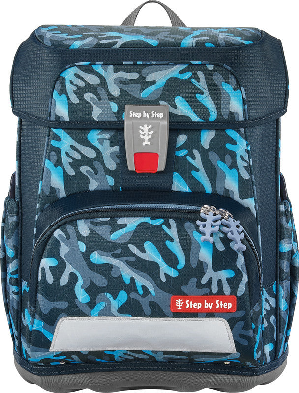 Step by Step Schulrucksack-Set Cloud – 5-teilig – Police Truck Diego – 28,0×37,5×20,0 cm