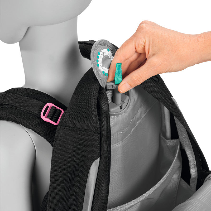 Coocazoo Rucksack Porter – Pink Illusion – 30/35 l – B 30,0 × H 44,0 × T 23,0 cm – aus rPET