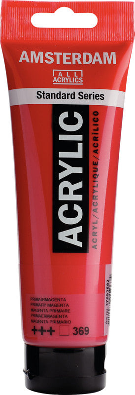 Royal Talens Amsterdam – Acrylic Standard – Acrylfarbe – Primärmagenta, 120 ml