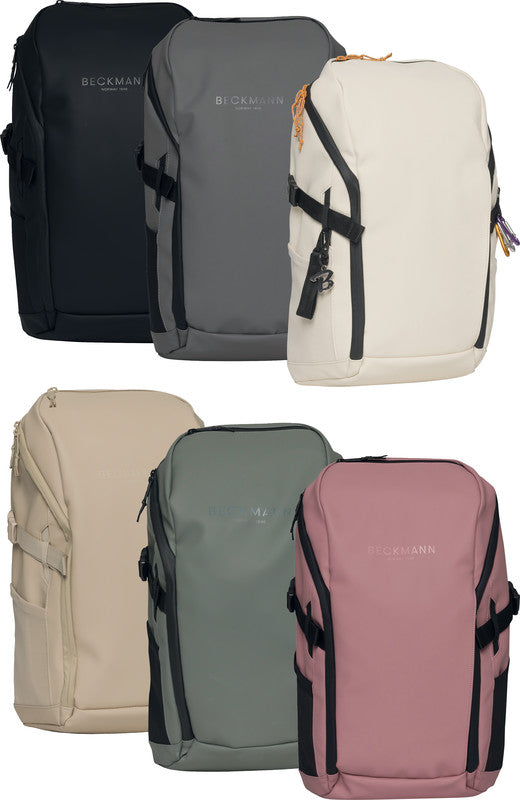Beckmann Street Go – Notebook-Rucksack – für 16"-Notebook, 26 l, rPET, dunkelblau, USB-Anschluss