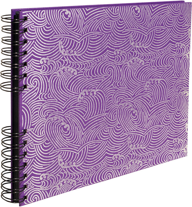 Exacompta Fotoalbum Wiro Japan – violett, Karton, 320 × 220 mm