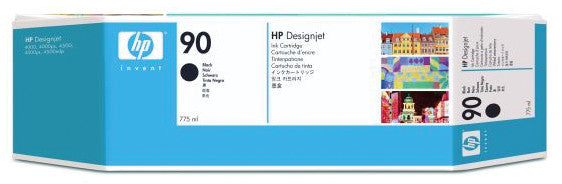 HP Tintenpatrone 90, Schwarz, 775 ml