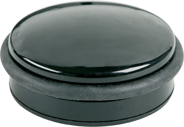 Alco Türstopper, Kunststoff/Metall – Ø 100 mm, H 40 mm, schwarz, rutschfest