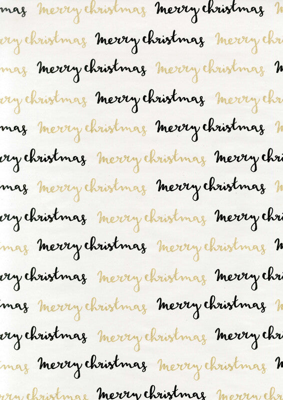 Zoewie Geschenkpapier Rolle Simply the Best – Weihnachten – Glitter – 700 × 1500 mm
