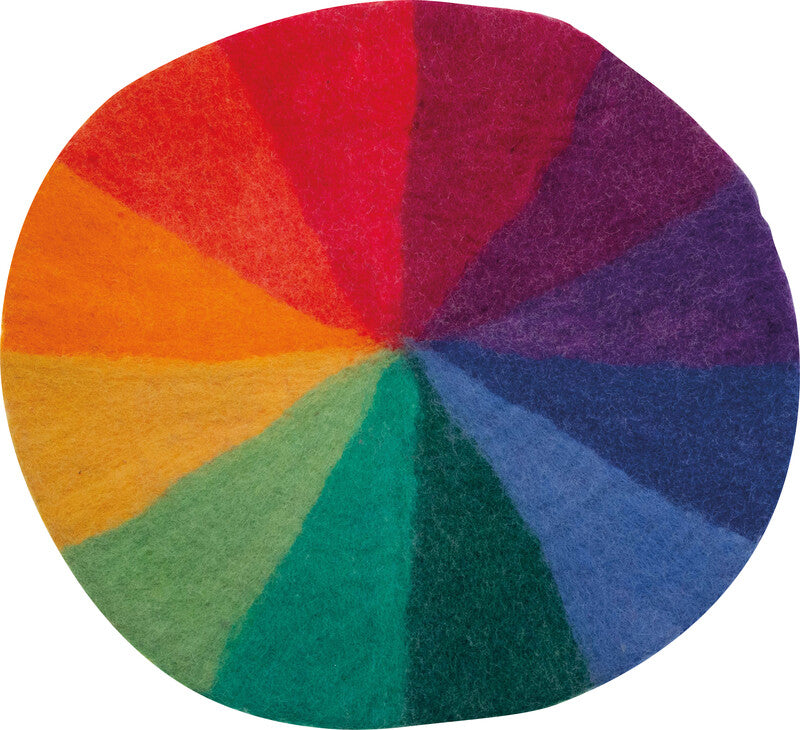 Stafil Filzmatte – mehrfarbig, Ø 500 mm