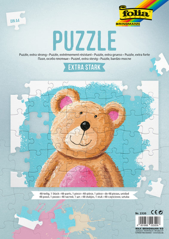 Folia Puzzle – A4 – 48 Teile – Weiss