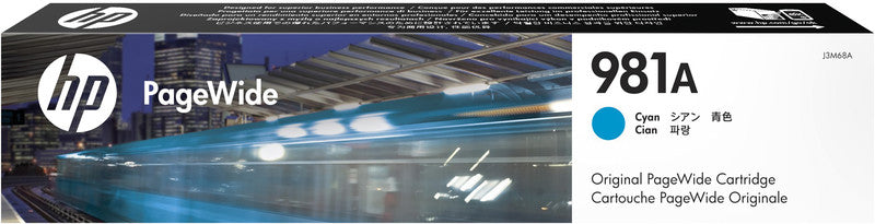 HP Tintenpatrone 981X, cyan, 10'000 Seiten