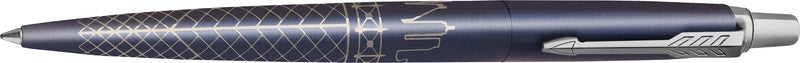 Parker Kugelschreiber – Blau, Edelstahl