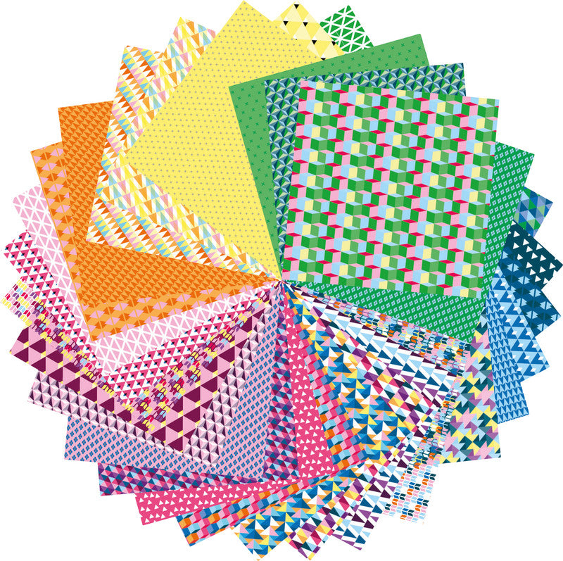 Avenue Mandarine Origami-Papier – sortiert – 200 × 200 mm, 60 Bogen