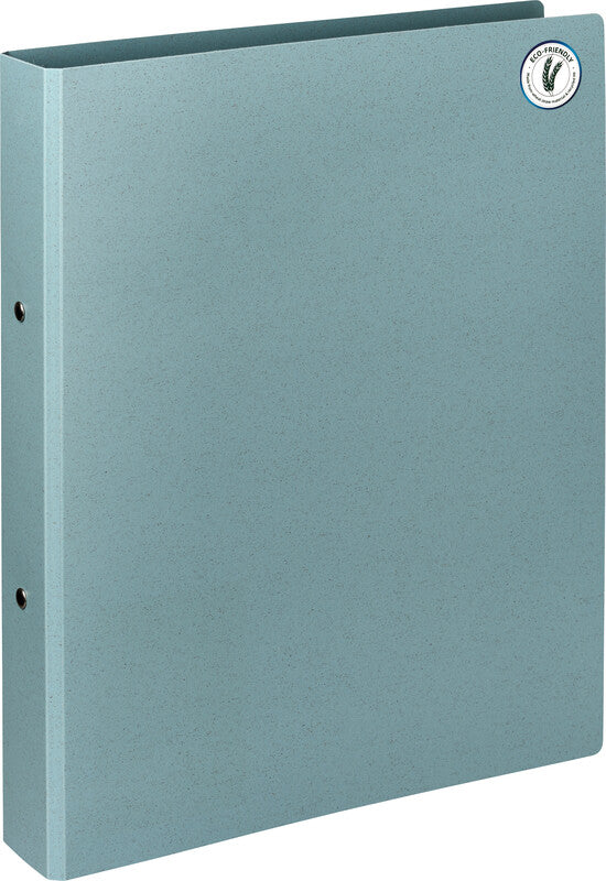Kolma Zeigebuch – A4 Hochformat – 2-Ring, Ø 35 mm, Rücken 40 mm – Blau, Weizenstroh, Recyclingfähig