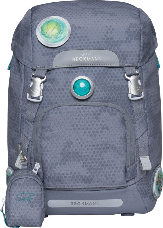 Beckmann Schulrucksack Classic – Game On – mit Leuchteffekt