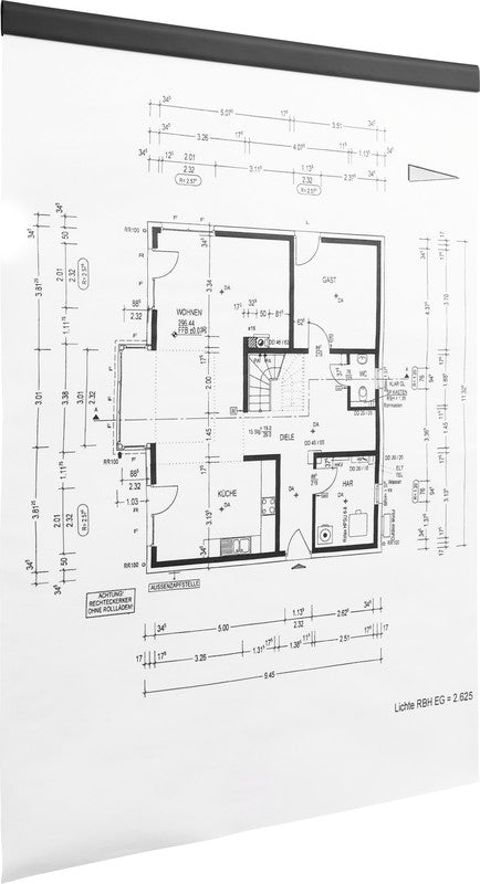 Durable Durafix Rail Magnetleiste – 210 × 17 mm, silber metallic, selbstklebend, wiederablösbar, 5er-Pack