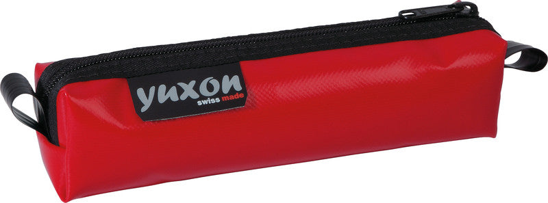 Yuxon Midi Schlamperetui, leer – rot – Lastwagenblache – 20,0 × 5,0 × 4,0 cm
